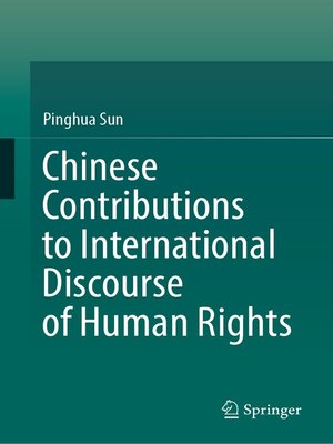 cover image of Chinese Contributions to International Discourse of Human Rights